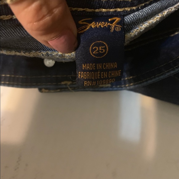 Seven7 Jeans Skinny Leg Size:25 - Picture 5 of 8